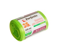 Пакеты для мусора эконом, 35 л, 100 шт., PERFECTO LINEA
