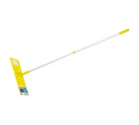 Швабра для пола с насадкой из микрофибры, желтая, PERFECTO LINEA