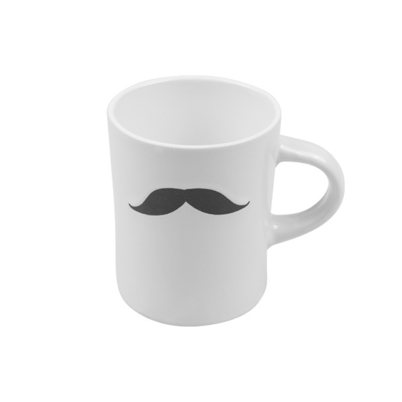 Кружка керамическая, 240 мл, серия Bigote, белая, PERFECTO LINEA Кружка керамическая, 240 мл, серия Bigote, белая, PERFECTO LINEA