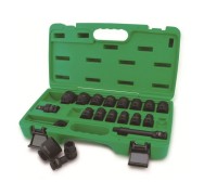 Набор головок ударн. 1/2" 10-32мм 6гр. 27предм. TOPTUL (GCAI2701)