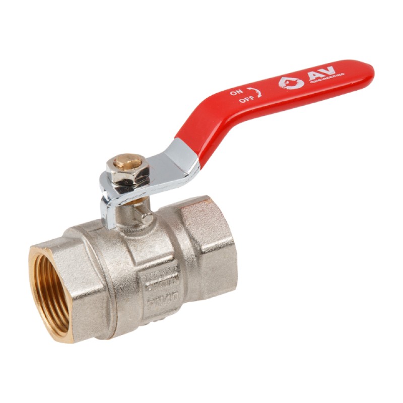 Кран шаровый 3/4" вн.-вн. ручка PN40, AV Engineering Кран шаровый 3/4" вн.-вн. ручка PN40, AV Engineering