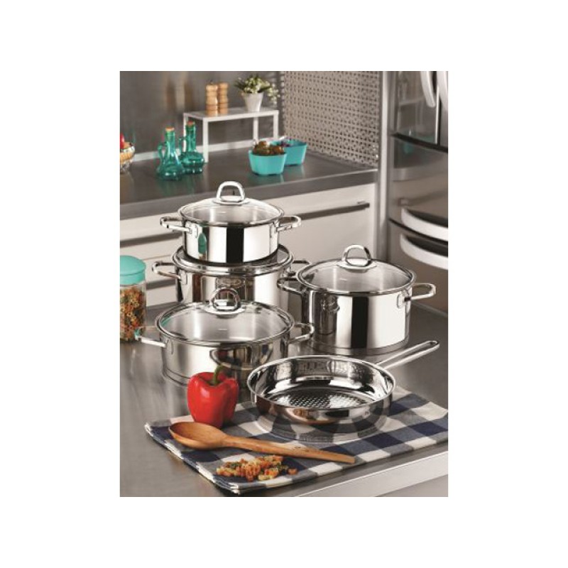 Кастрюля из нерж.стали, 3.6 л, ф 24 х 8, серия Rio Metal, HISAR Кастрюля из нерж.стали, 3.6 л, ф 24 х 8, серия Rio Metal, HISAR