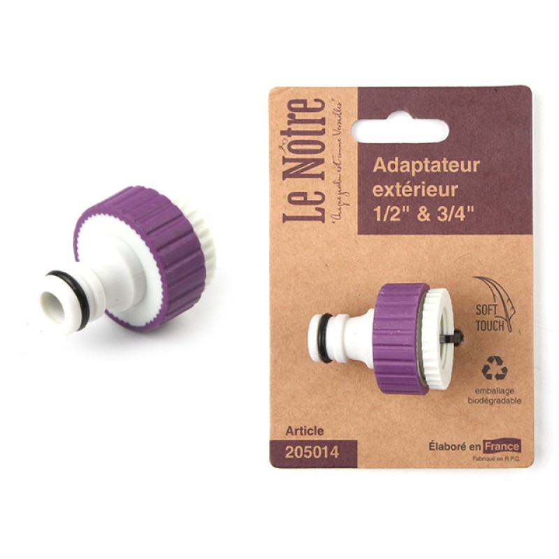 Адаптер внешний 1/2" и 3/4" Le Notre Адаптер внешний 1/2" и 3/4" Le Notre
