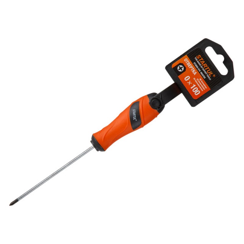 Отвертка "+" №0 100мм PH STARTUL MASTER (ST3055-010) Отвертка "+" №0 100мм PH STARTUL MASTER (ST3055-010)