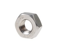 Гайка М16 шестигр., нерж.сталь (А2), DIN 934 (100 шт в карт. уп.)