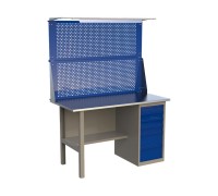 ML Верстак 1400 ML6 с двойным экраном и освещением