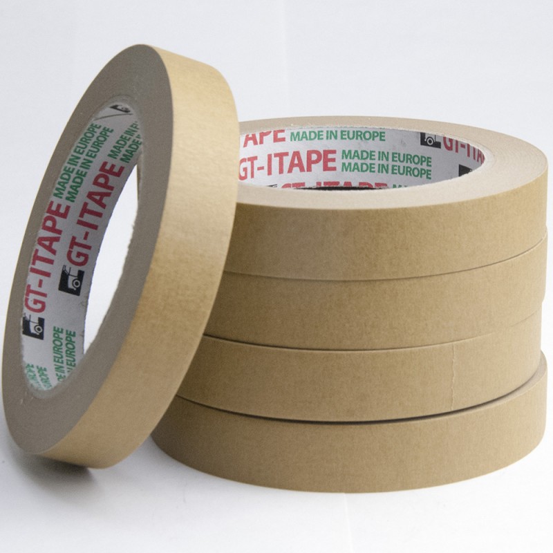 40м*18мм ISISTEM GT ITAPE brown 80C Малярная бумажная лента 40м*18мм ISISTEM GT ITAPE brown 80C Малярная бумажная лента