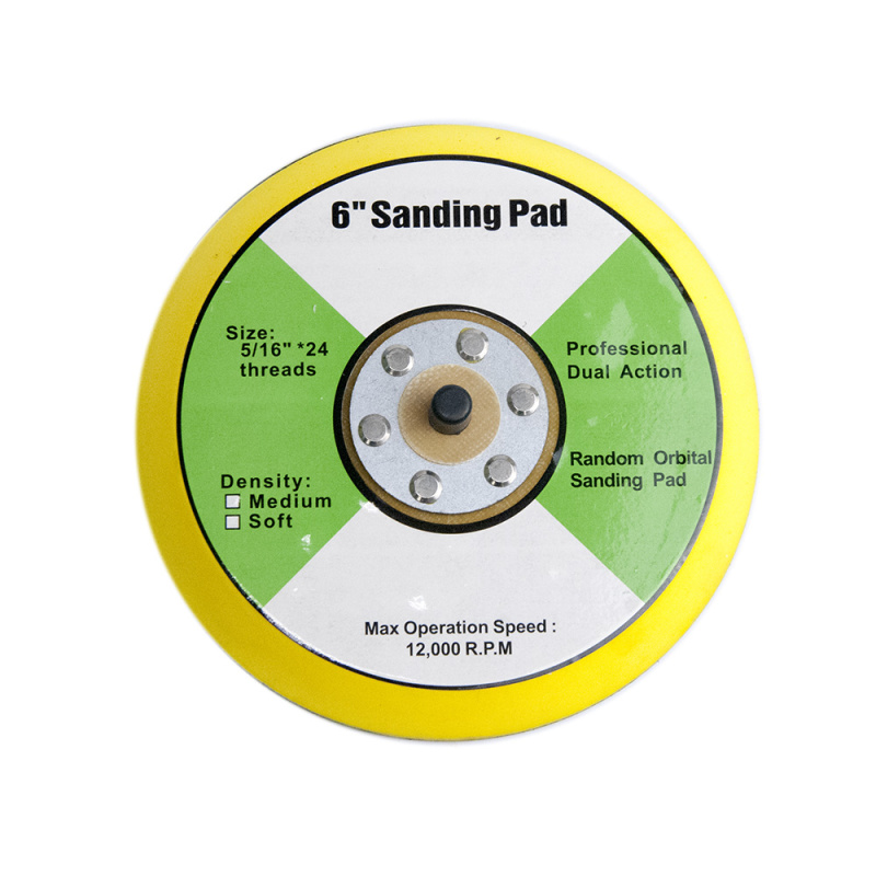 150мм ISISTEM Подложка для шлифмашины с липучкой без отв. 5/16"