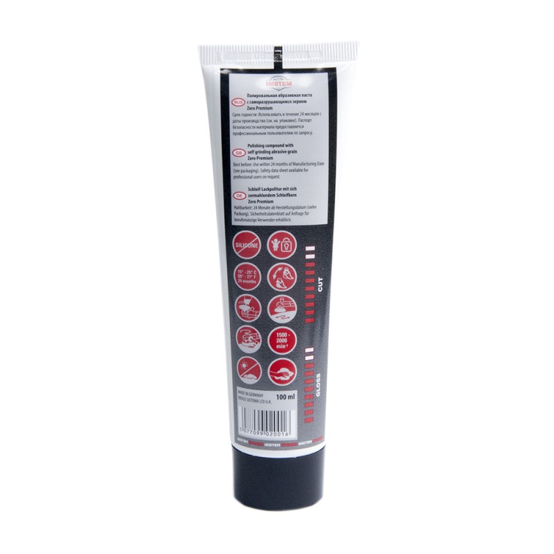 ISISTEM IPOLISH Zero Premium Абразивная полировальная паста с саморазрушающимся зерном, уп. 100мл