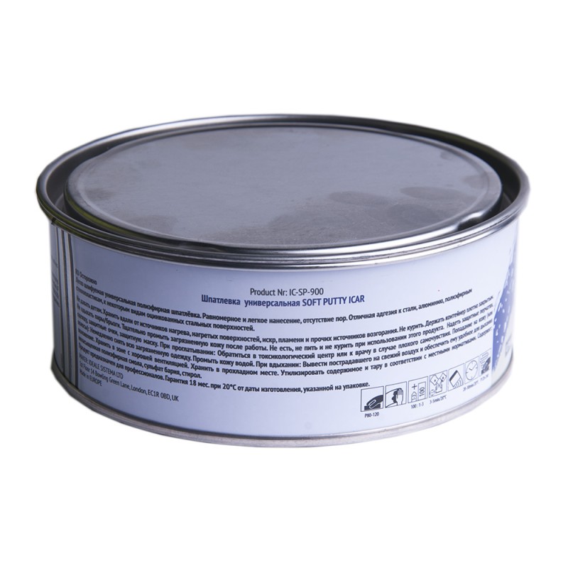 Шпатлевка ICAR SOFT PUTTY, 0.90кг