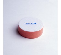 Полировальный поролон. круг ICAR D80mm T30mm жесткий оранжевый