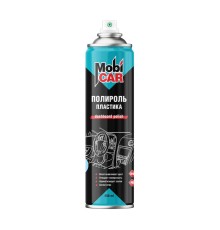 Полироль пластика глянцевый, новая машина, MobiCAR, аэрозоль, 520мл