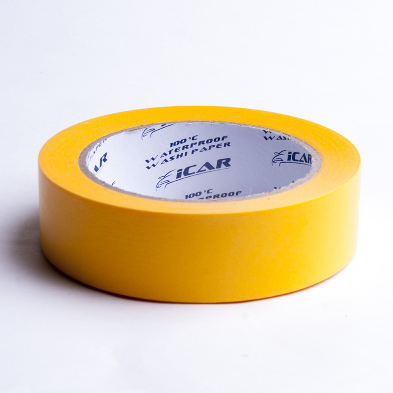 40м х 36мм Оранжевая Малярная лента ICAR 100°C Waterproof Washi