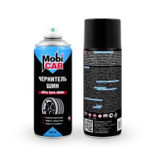 Чернитель шин, эффект "мокрых шин", MobiCAR, аэрозоль, 520мл