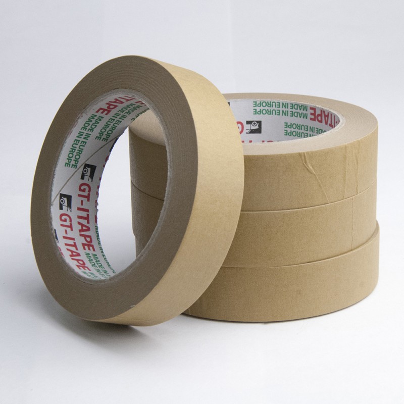 40м*24мм ISISTEM GT ITAPE brown 80C Малярная бумажная лента