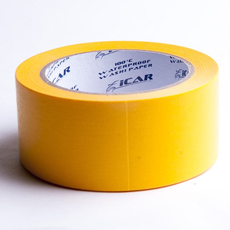 40м х 48мм Оранжевая Малярная лента ICAR 100°C Waterproof Washi