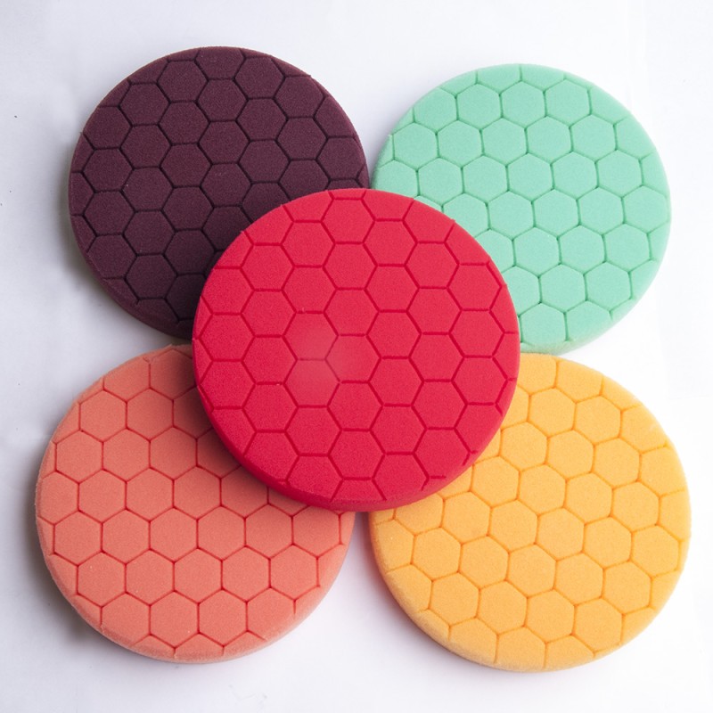 Полировальный поролон. круг ICAR D150mm SOTA T30mm жесткий бордовый