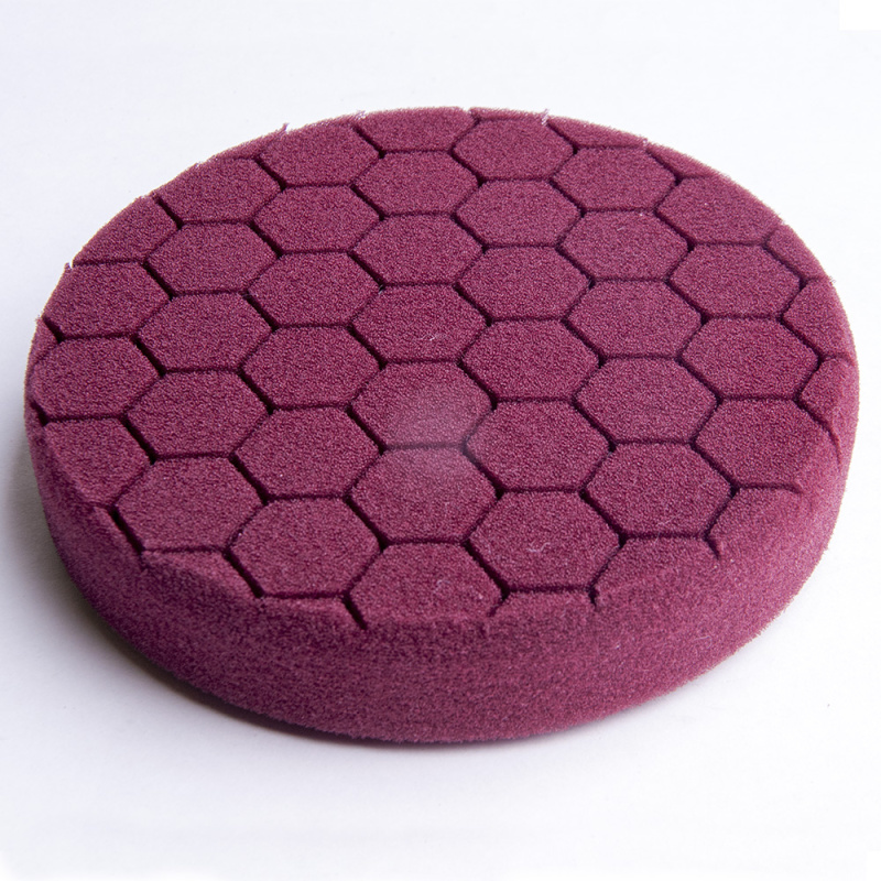 Полировальный поролон. круг ICAR D150mm SOTA T30mm жесткий бордовый