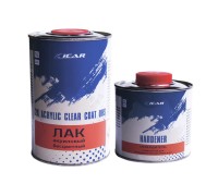 Лак акриловый UHS ICAR 2K с отверд., 1л+0,5л