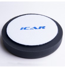 Полировальный поролон. круг ICAR D150mm (велкро 125mm) T30mm мягкий черный