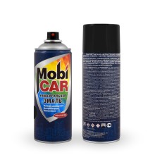 RAL 9004 сигнальный черный матовый, эмаль универсальная MobiCAR, аэрозоль, 520мл