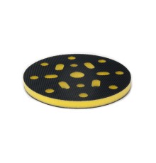Подложка промежуточная 150 mm T10mm STANDARD на липучке, 15отв, желтая жесткая  ICAR H YELLOW