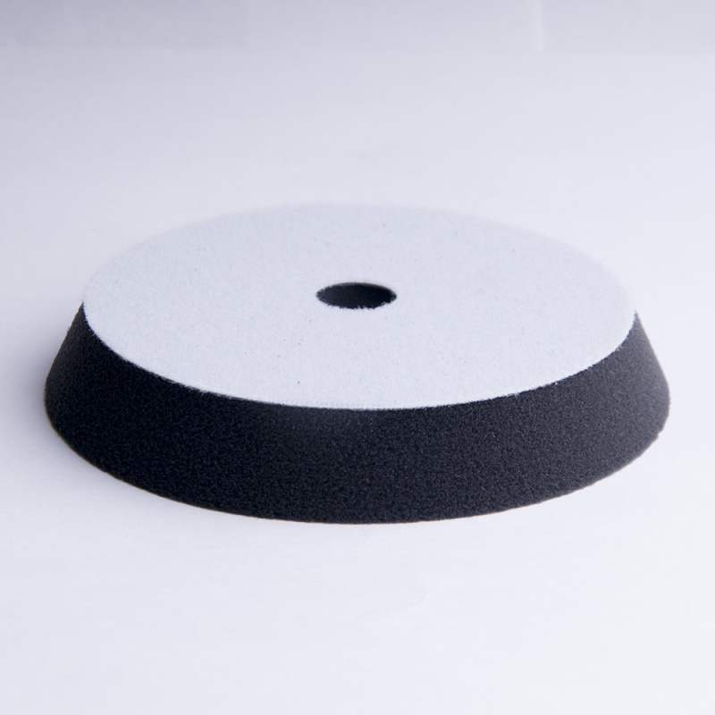Полировальный круг из поролонa D130/150 mm конус T25 mm  мягкий черный - Conus Black