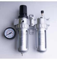 Редуктор-регулятор с манометром и лубрикатором ICAR