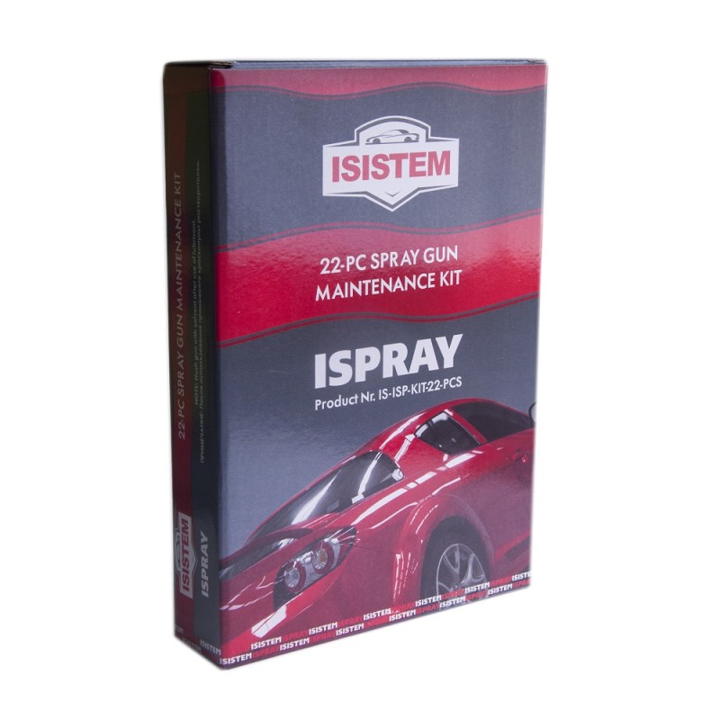 ISISTEM ISPRAY Набор для чистки краскопульта, 22 предмета ISISTEM ISPRAY Набор для чистки краскопульта, 22 предмета