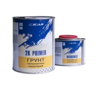 Грунт ICAR 2K Primer с отверд., черный, 1л+0,25л