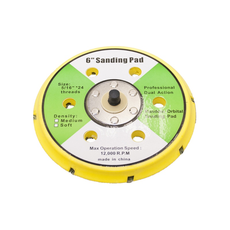150мм ISISTEM  Подложка для шлифмашины с липучкой, с 15 отверстиями, 5/16"
