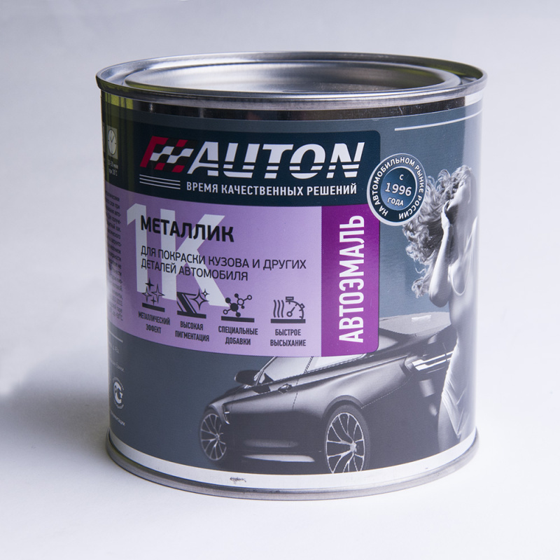 626 Мокрый асфальт - Автоэмаль металлик AUTON, уп. 0.85л