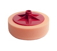 Полировальный круг с резьбой M14 из поролонa D150mm T50mm среднежест оранжевый ICAR Medium Orange