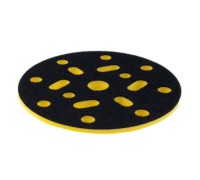 Подложка промежуточная 150mm T5mm MICRO на липучке, 15 отв, желтая жесткая ICAR H YELLOW