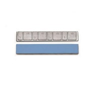 0052 Грузик штампованный тонкий  легковой.Вес 60гр. (50шт) Clipper