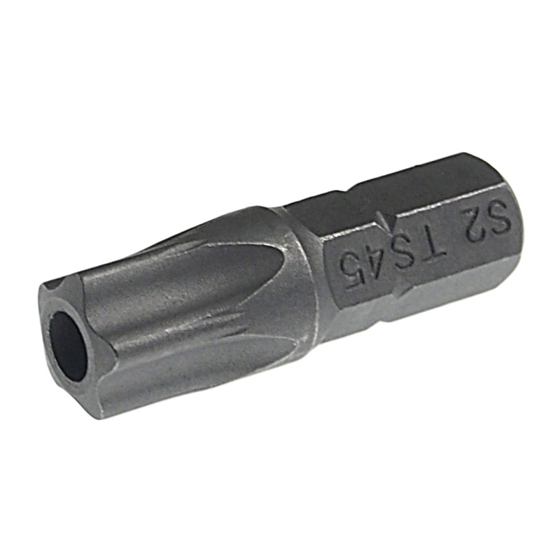 Бита TORX TS45Hх25мм 1/4" 5-ти гранная с отверстием JTC Бита TORX TS45Hх25мм 1/4" 5-ти гранная с отверстием JTC