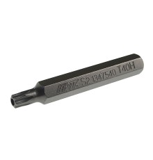 Бита TORX Т40Hх75мм 10мм удлиненная S2 JTC
