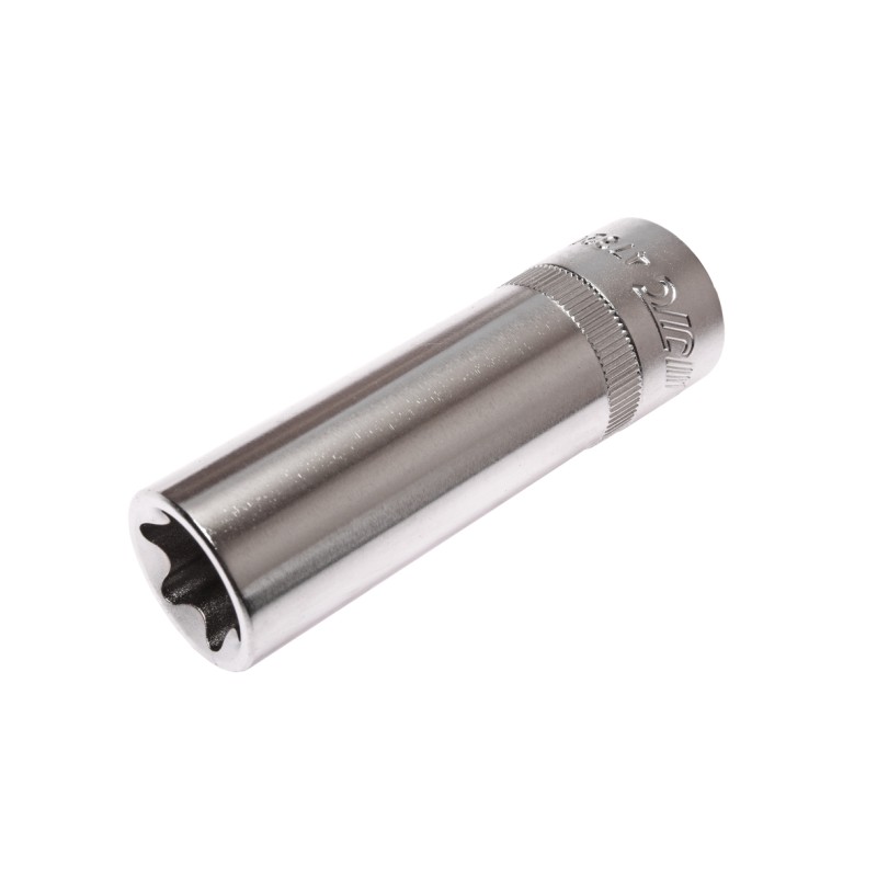Головка торцевая 1/2" TORX E20 глубокая L=76мм JTC Головка торцевая 1/2" TORX E20 глубокая L=76мм JTC