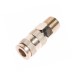 Переходник для компрессора M1/2" быстросъемный с клапаном наружная резьба JTC