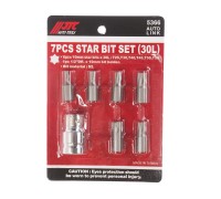 Набор бит 1/2" TORX Т25-55 7 предметов JTC