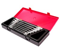 Набор ключей торцевых 6-19мм шарнирных 7 предметов в кейсе JTC