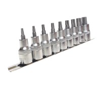 Набор бит-головок 1/2" TORX T20-T60 9 предметов JTC