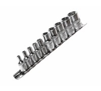 Набор головок торцевых 1/4"-3/8" TORX Е4-Е18 10 предметов JTC