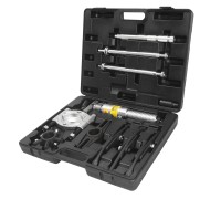 Съемник гидравлический 4т, длина 185/250, ширина 75/55-255/110, поршень 60мм масса 11кг в кейсе JTC