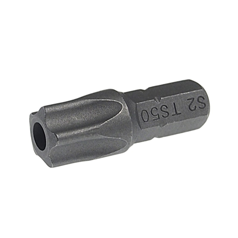 Бита TORX TS50Hх25мм 1/4" 5-ти гранная с отверстием JTC Бита TORX TS50Hх25мм 1/4" 5-ти гранная с отверстием JTC