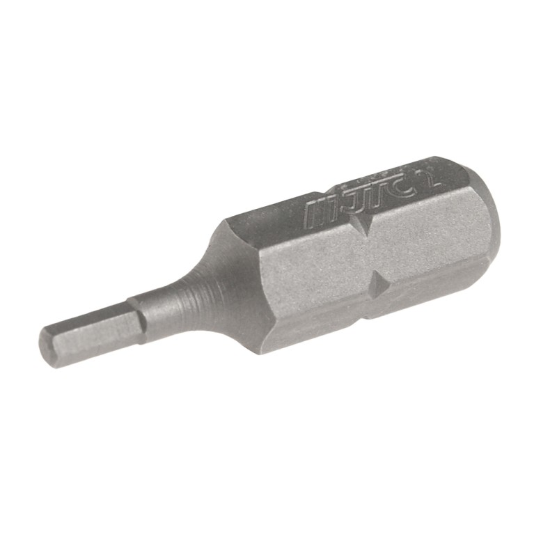 Бита HEX H2х25мм 1/4" DR 6-ти гранная S2 JTC Бита HEX H2х25мм 1/4" DR 6-ти гранная S2 JTC