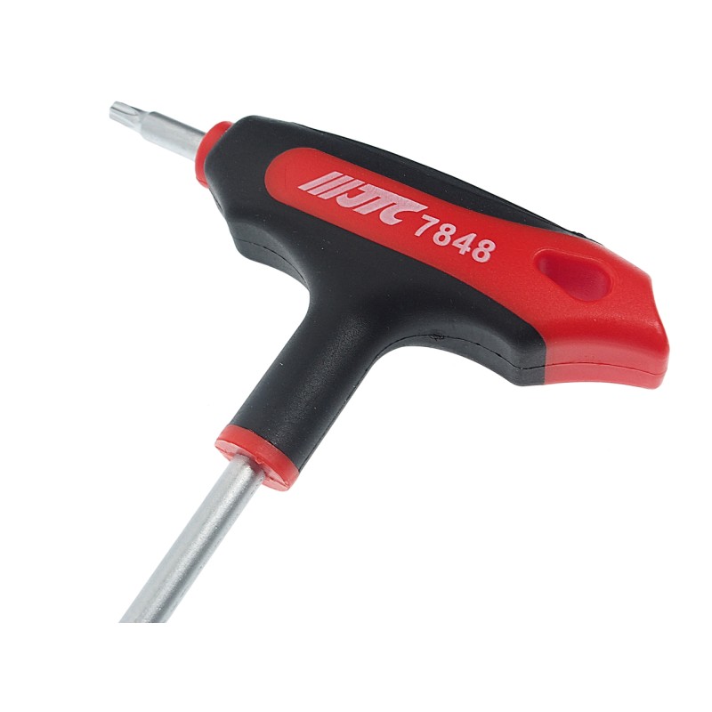 Ключ TORX Т-образный T25H с отверстием JTC Ключ TORX Т-образный T25H с отверстием JTC