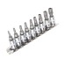 Набор бит 1/4" TORX 5-ти гранных TS10H-TS50H 9 предметов JTC