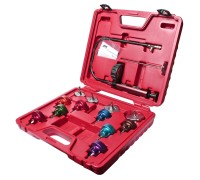 Набор инструментов для тестирования герметичности системы охлаждения 14 предметов в кейсе JTC