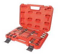 Набор инструментов для восстановления и очистки посадочных мест форсунок в кейсе JTC